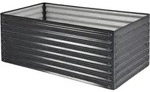 FLORAWORLD Pflanzkasten rechteckiganthrazit a. Metall150 x 60x 60 cm