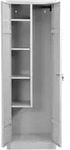 Putzmittelschrank auf Sockel, 1800x600x500 mm, aufgebaut