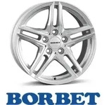 Borbet XR 7,5X17 5/120 ET35 Brilliant Silver