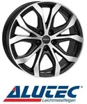 Alutec W10X 8X18 5/108 ET45 Racing Schwarz Frontpoliert