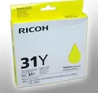 Ricoh GC-31 Y / 405691 / RHGC31Y Tinte gelb original, Grundpreis: &euro; 0,01 /...