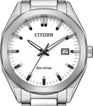 Citizen BM7620-83A, Citizen BM7620-83A Eco-Drive Solar Herrenuhr Stahl/Wei&szlig;