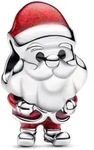 Pandora 793593C01 Silber Charm Verspielter Santa Claus