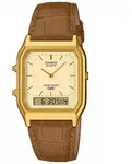 Casio AQ-230EGL-9AEF Collection Edgy Armbanduhr Ana-Digi Goldfarben