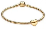 Pandora 68578 Geschenkset Damen-Armband Be Love Herz Goldfarben, 20 cm