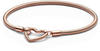 Pandora 582257C00 Damen-Armband mit Roségoldfarbenem Herz-Verschluss, 19 cm