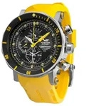 Vostok Europe YM86-620A505-YLW Herren-Alarm-Chronograph Lunokhod 2