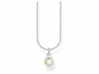 Thomas Sabo KE2076-082-14-L45v Silberhalskette für Damen Perle