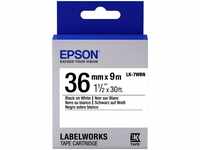Epson C53S657006, Epson Etikettenkassette LK-7WBN - Standard