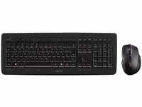 Cherry JD-0520GB-2, Cherry DW 5100 schwarz, USB, UK Layout Tastatur-Maus-Kombination