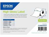 Epson C33S045537, Epson High Gloss Label - Continuous Roll 76mm x 33m