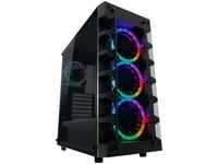LC-POWER LC-709B-ON, LC-Power Gaming 709B Solar System X, Glasfenster