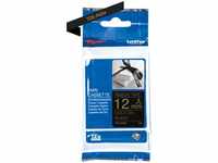 Brother TZER334, BROTHER P-Touch 12mm black gold ribbon tape