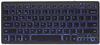 Gembird KB-BTRGB-01-DE, Gembird Kabellose Slimline RGB Tastatur schwarz