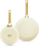 GreenPan CC008494-001, GreenPan Padova Reserve 2Tlg Bratpfannenset 20+26cm Creme