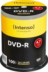 Intenso 4101156, 1x100 Intenso DVD-R 4,7GB 16x Speed, Cakebox