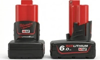 Milwaukee 4932451395, Milwaukee M12B6 12V / 6,0 Ah Li-Ion Ersatzakku