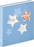 Walther UK-133-L, Walther Estrella blau 28x30,5 50 wei&szlig;e Seiten Babyalbum UK133L
