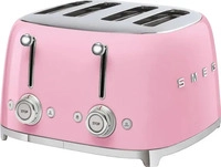 Smeg TSF03PKEU, SMEG TSF03PKEU 4-Schlitz-Toaster Cadillac Pink