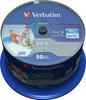 Verbatim 43812, 1x50 Verbatim BD-R Blu-Ray 25GB 6x Speed DL Wide Printable CB