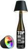 Sompex TOP 2.0 schwarz RGBW-Akku-Flaschenleuchte 72520