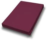 Spannbettlaken Jersey bordeaux