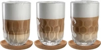 Latte-Macchiato-Set GOCCE transparent