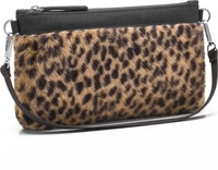 Reisenthel LO6072, mini reisenthel pouch - leo fake fur braun