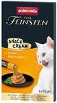 animonda vom Feinsten Snack Cream Huhn + Katzengras 6x15g