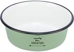 Trixie Napf Emaille gr&uuml;n 900ml / &oslash; 17cm