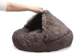Beeztees Yala Hundebett Braun Pl&uuml;sch &Oslash; 60 cm