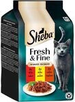 Sheba Fresh und Fine Sauce Rind, Huhn und Lamm 6x50 g