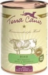 Terra Canis CLASSIC - Rind mit Karotte, Apfel und Naturreis 6x400g, Grundpreis: