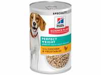 Hill's Science Plan Hund Perfect Weight Adult Huhn & Gemüse 12x363g