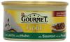 GOURMET Gold Zarte Häppchen in Sauce mit Lachs und Huhn 12x85g