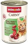 animonda Carny Adult Rind, Pute und Kaninchen 6x400g