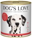 Dog's Love Classic Rind mit Apfel, Spinat und Zucchini 6x800g