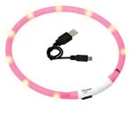 Karlie Visio Light LED Leuchthalsband pink
