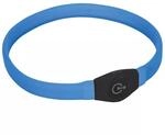 Karlie Visio Light LED Leuchthalsband Langhaar blau