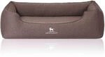 Knuffelwuff orthop&auml;disches Hundebett Leano Braun XL