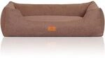 Knuffelwuff Hundebett Lotte Lichtbraun XL 105x75cm