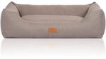 Knuffelwuff Hundebett Lotte Lichtgrau XL 105x75cm