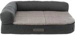Vital Sofa Bendson, eckig, dunkelgrau/hellgrau 100x80cm