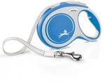 flexi New Comfort Gurtleine blau L 8m