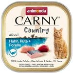animonda Carny Adult Country Huhn, Pute + Forelle 32x100g