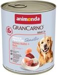 animonda GranCarno Adult Sensitiv Reines Huhn + Reis 6x800g