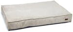 Designed by Lotte Hundekissen Cord Ribbed hellgrau 120x80x15cm