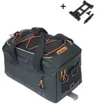 BASIL Gep&auml;cktr&auml;gertasche Miles Tarpaulin MIK 2.0 7 l - black orange