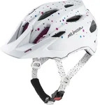 Alpina Carapax Junior 51-56 - white polka dots matt