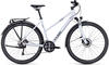 Cube Nature Pro Allroad frostwhite'n'grey Trapeze XS Weiß